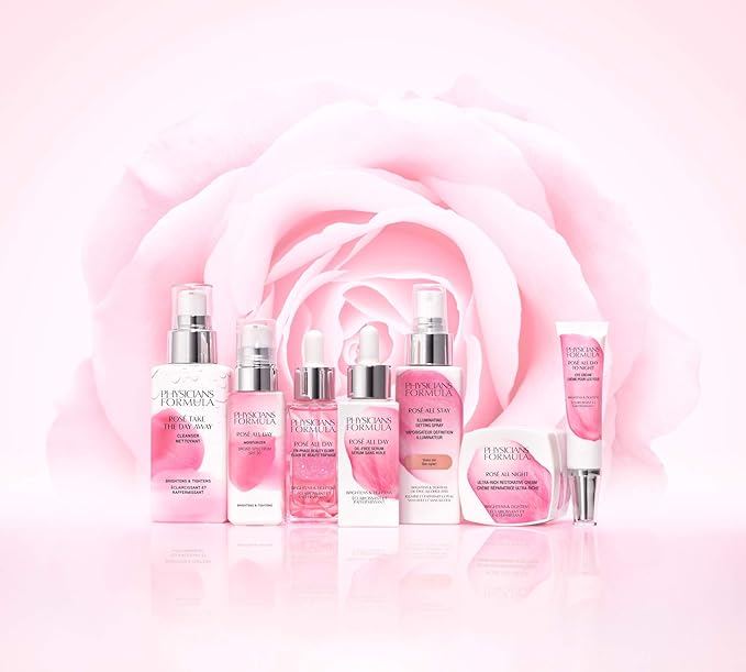 Physicians Formula Rosé All Day To Night Eye Cream, Dark Circles, Puffiness, Bags Under Eyes, Wrinkles | Dermatologist Tested, Clinicially Tested, Hypoallergenic-Velvo Beauty