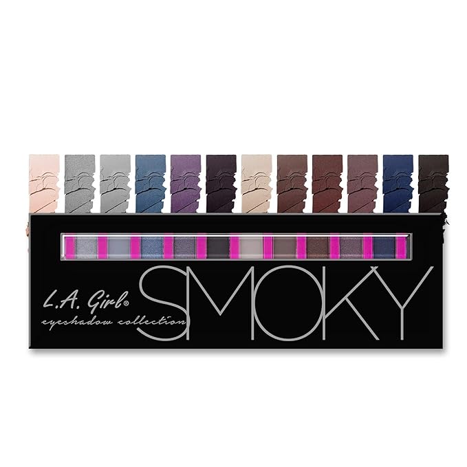 L.A. Girl Beauty Brick Eyeshadow Collection, Smoky GES332A (Pack of 2)-Velvo Beauty