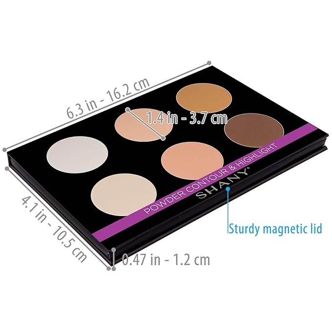 SHANY Powder Contour & Highlighter Sculpting Palette - Layer 3 - Refill for the 6 Layer Mini Masterpiece Collection Makeup Set-Velvo Beauty