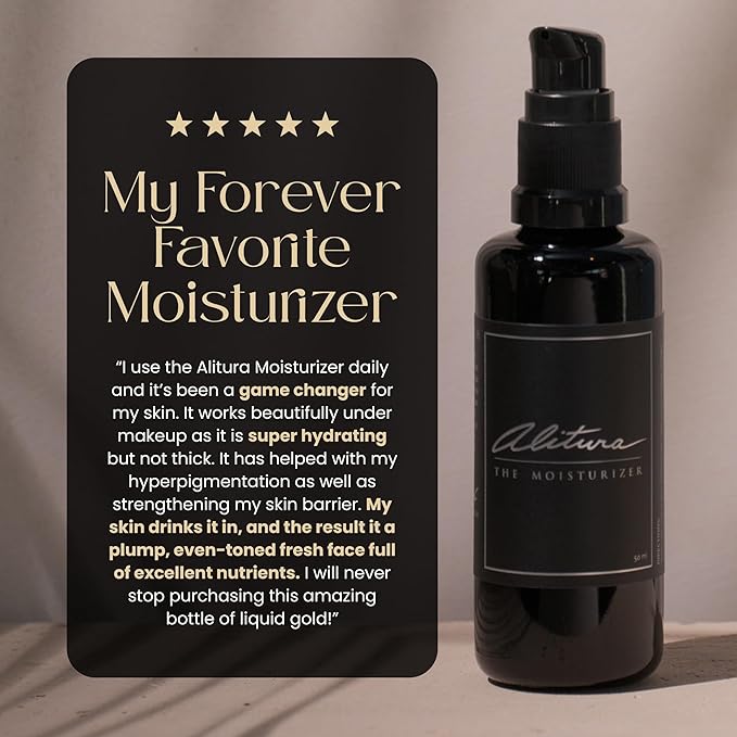 Alitura Naturals Face Moisturizer for Men & Women – 50ml Daily Hydrating Cream with Aloe Vera, Bee Propolis, Sea Buckthorn, & Honey – Anti-Aging, Soothing, Non-GMO, USA Made-Velvo Beauty