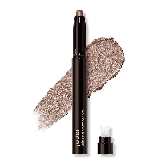 Jouer Crème Eyeshadow Crayon | Men & Women | Built-In Sharpener | Dermatologist Tested | Waterproof, Fast Drying & Crease Resistant Formula-Velvo Beauty