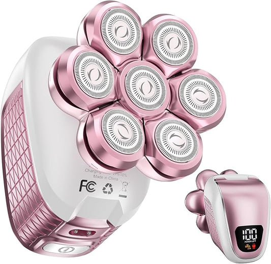 Electric Razors for Women, 5 in 1 Electric Shaver for Women, Cordless Painless Hair Remover for Legs Bikini Face-Velvo Beauty