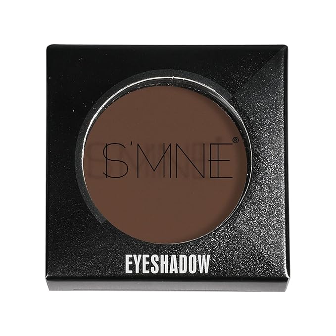 ISMINE Single Eyeshadow Powder Palette Matte Coffee, High Pigment, Longwear Single Brown Eye Makeup for Day & Night (#04)-Velvo Beauty