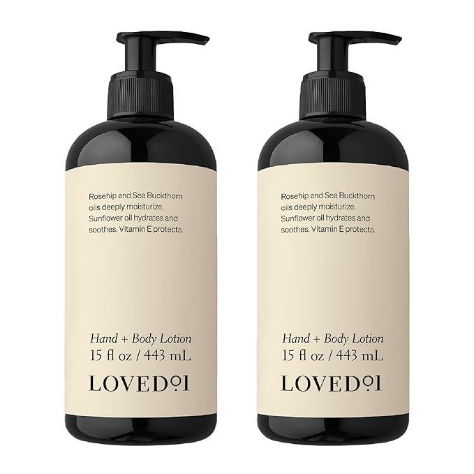 Hand & Body Lotion, John Legend Skincare, Fragrance-Free, Daily Lightweight Cream, Formulated with Shea Butter & Vitamin E, 2-Pack (15 oz each)-Velvo Beauty