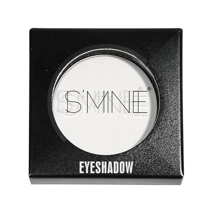 IS'MINE Single White Matte Eyeshadow Powder Palette High Pigment, Longwear, Intense Color Best White Eyeshadow-Velvo Beauty