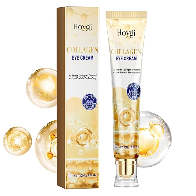Eye Cream, Collagen Under Eye Cream with Hyaluronic Acid for Dark Circles, Puffy Eyes & Wrinkles, Anti Aging Eye Cream, 1 Fl. Oz-Velvo Beauty
