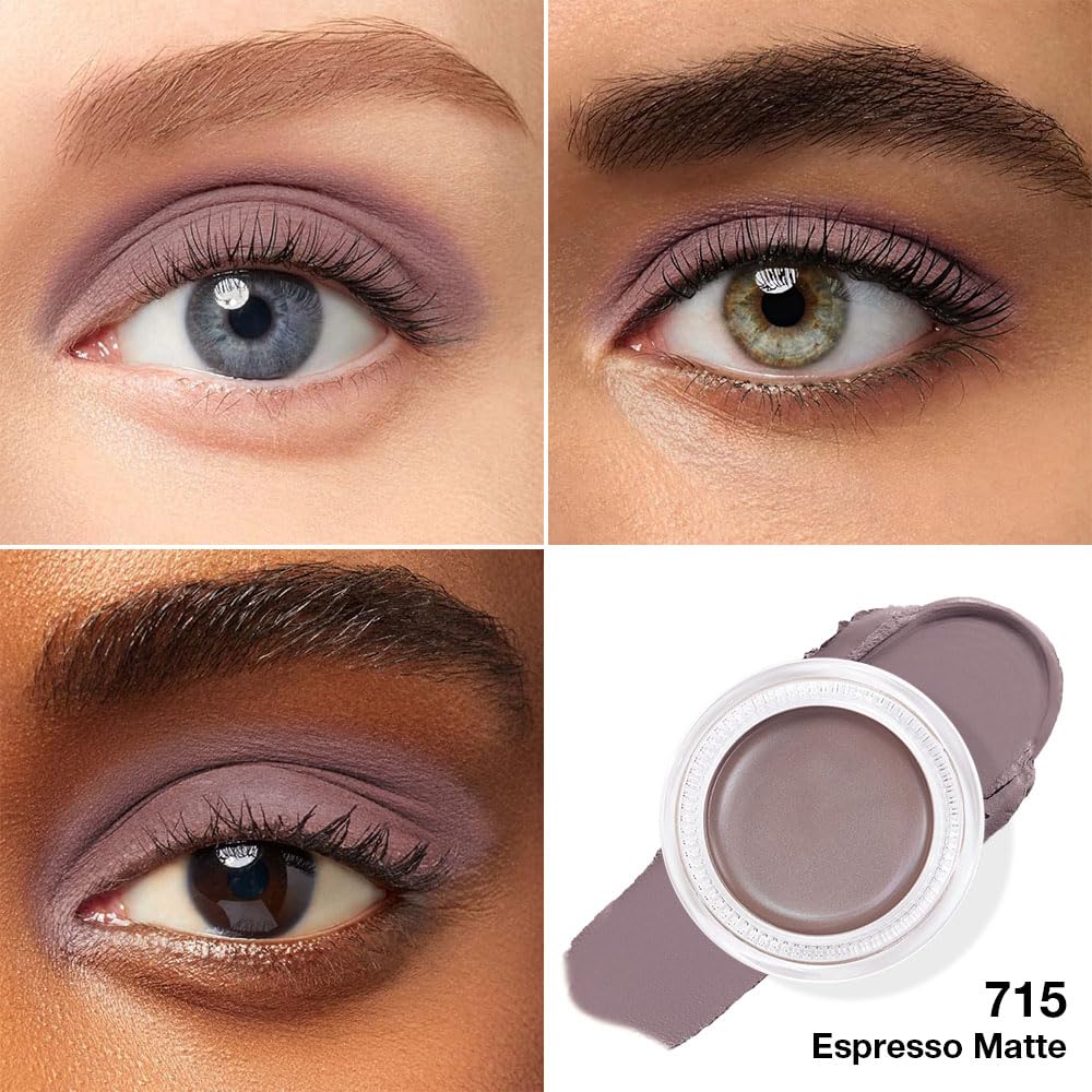 Single Cream Espresso Coffee Brown Matte Eyeshadow Palette Makeup, Natural Single Mini Instant Holographic Eyeshadow For Women, Sombras Crema Para Ojos, Talc, Paraben&Cruelty Free, 715-Velvo Beauty