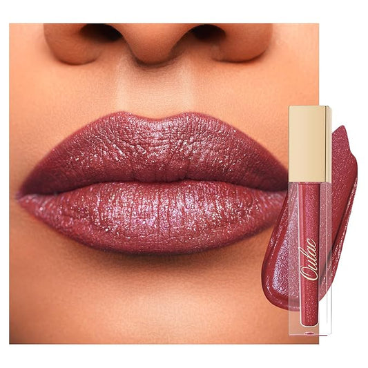 Oulac Red Matte Liquid Lipstick for Women, Long Lasting Lipstick Waterproof Lip Stain, No Transfer, Creamy High Pigmented Formula with Rose Oil, Vegan & Cruelty-Free MS07-Velvo Beauty