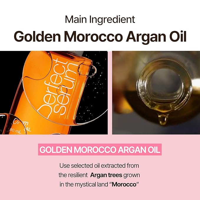 Mise En Scene Perfect Styling Serum for Heat Damage Protection - Hair Serum for holding Bounce, Hair Essence for Long Lasting Curl, Powdery Scent, with Argan Oils, 2.70 fl. Oz-Velvo Beauty