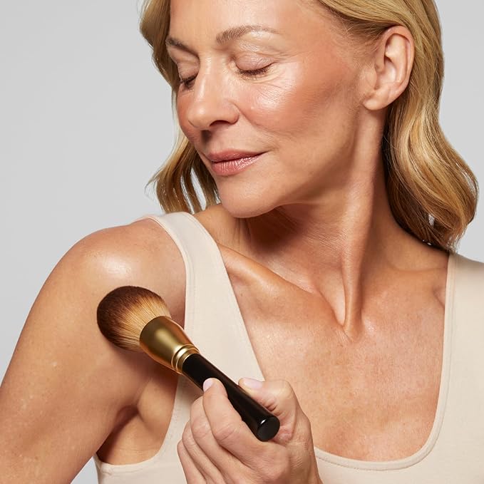 LAURA GELLER NEW YORK Classic Bronzer Brush | Fluffy Powder Brush, Contour & Define, Vegan Bristles-Velvo Beauty