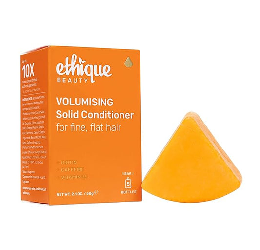 Volumizing Conditioner Bar with Biotin for thin, fine hair - Plastic-Free, Vegan, Cruelty-Free, 2.12 oz-Velvo Beauty