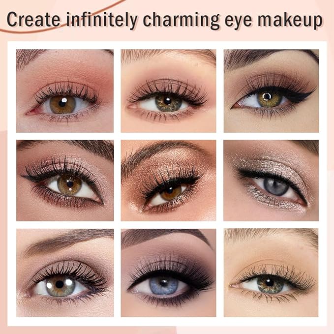 12 Girds Colorful Matte Shimmer Eyeshadow Palette for Eye Makeup,High Pigmented Eye Shadow Primers Powder Palet de sombras de ojos 12-A-Velvo Beauty