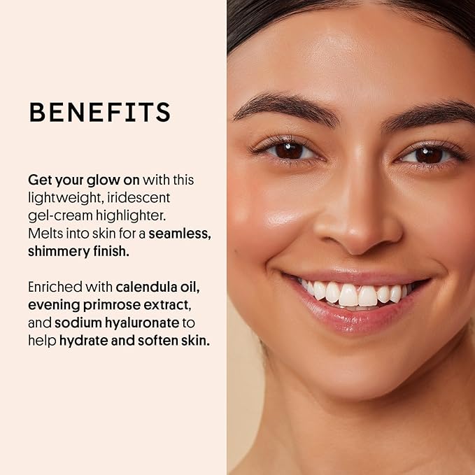 Winky Lux Cheeky Rose Liquid Highlighter, Gel Cream Blush Wand, Blendable & Buildable Pigment, Long Lasting Weightless, Nova-Velvo Beauty