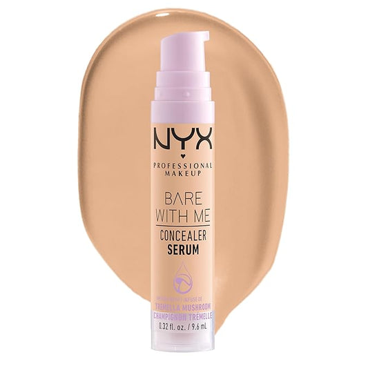 NYX PROFESSIONAL MAKEUP Bare With Me Concealer Serum, Up To 24Hr Hydration - Beige-Velvo Beauty