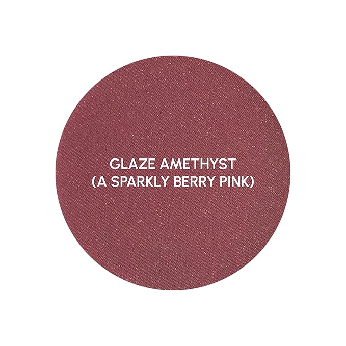 PRIMROSE POWDER BLUSH, Pressed Blush Face Makeup, Buildable Formula, Smooth Finish, Paraben Free, Made in the USA 0.11 oz. (Glaze Amethyst)-Velvo Beauty