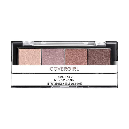 COVERGIRL Trunaked Quad Eyeshadow Palette, Dreamland, Dreamland, 0.06 Ounce (99350046919)-Velvo Beauty