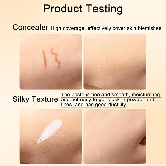 16 Color Corrector Concealer Foundation Palette Cream Set, Orange Green Peach Color Correcting Camouflage Makeup Cream Contour Palette with 11Pcs Makeup Brush Kit for Dark Circles Dark Spots-Velvo Beauty