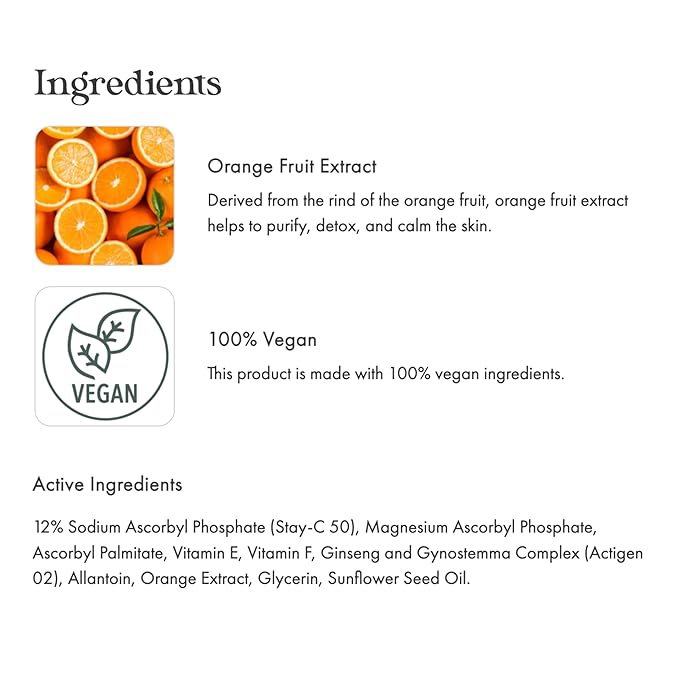emerginC 12% Vitamin C Facial Serum - Extra Strength Micro-Encapsulated Spheres to Help Address Visible Signs of Aging + Dark Spot (1 Ounce, 30 ml)-Velvo Beauty