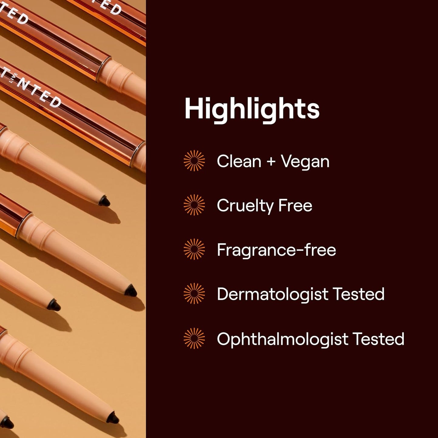 Live Tinted Hueliner Longwearing Pencil Eyeliner - Waterproof, Transfer-Proof, Long-Lasting Formula that Easily Glides On, High-Pigmented Pencil Eyeliner, 0.35g - Brown-Velvo Beauty