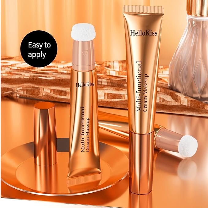 3pcs Contour Beauty Wand, Blush Wand and Liquid Highlighter Wand with Cushion Applicator, Long Lasting Silky Smooth Blendable Contour Highlighter Blush Stick,Cruelty Free,Contour +Blush +Highlighter Set(#01+#03+#05)-Velvo Beauty