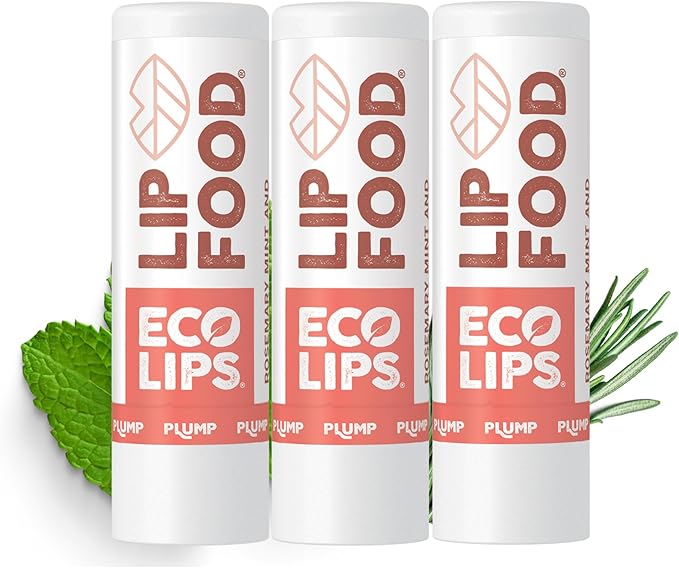 Eco Lips Lip Food - Organic Lip Balm (Plump)-Velvo Beauty