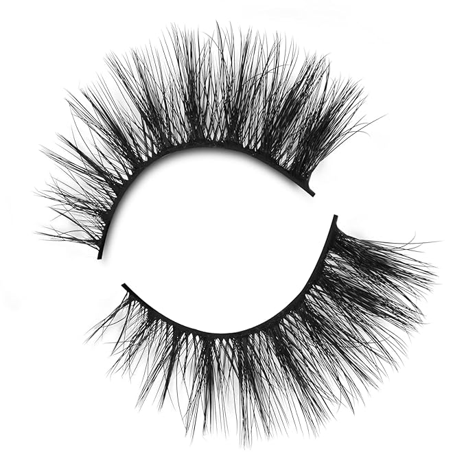 Onlyall Lashes Mink False Eyelashes Natural Wispy Lashes Soft Faux Mink Lashes Fluffy False Lashes 16MM A04-Velvo Beauty