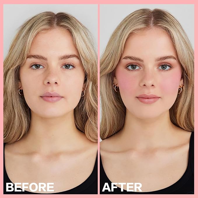 2Pcs Cream Blush Makeup Stick,Monochromatic Multi-Stick Face Blush for Cheek,Lip and Eye,Matte and Dewy Finish for Long Wearing,Easy Application.DITTO-Velvo Beauty