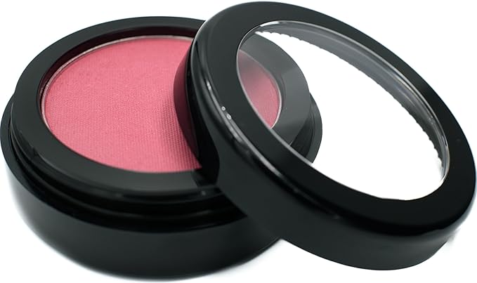 Tulip Deep with Tints of Coral Red Purple Magenta Blush Pressed Cheek Blush Color Contour Powder, Talc & Paraben Free, 4 Grams, No Animal Testing & Cruelty Free-Velvo Beauty