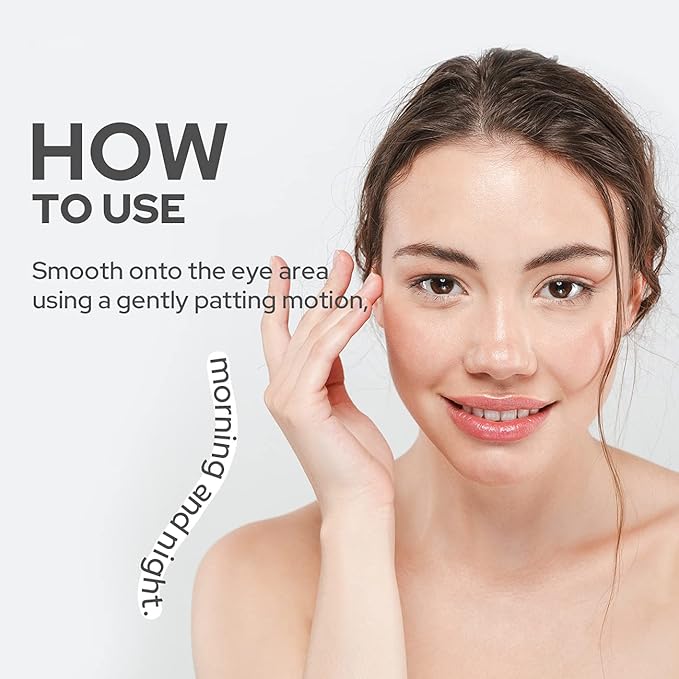 DUFT & DOFT Vgene Hydro Firming Lifting Booster Eye Cream - Anti Wrinkle, Dark Circles, Depuffing with Collagen and Niacinamide 0.9 Fl Oz-Velvo Beauty