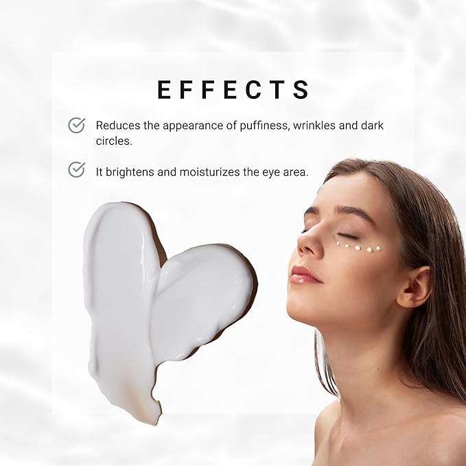 Eye Contour Cream | Eye Serum with Hyaluronic Acid and vitamin E to Eliminate Under-eye Bags, Dark Bruises and Wrinkles | Shiny Skin Face Roller-Velvo Beauty