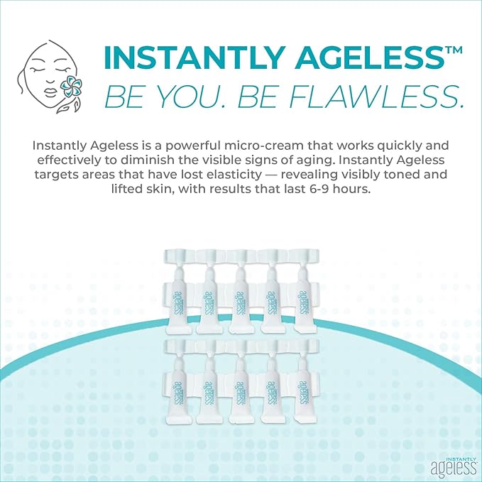 Instantly Ageless Facelift - Instant Eye Bag Remover Puffiness - 10 Vials - Instant Under Eye Bags Remover - Wrinkle Tightener - Instant Wrinkle Remover for Face Instant Lift-Velvo Beauty
