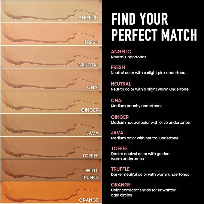 Frankie Rose Cosmetics Our Lil’ Secret Concealer – Sweat-Proof & Matte Under Eye Concealer, Long Lasting Concealer Full Coverage For Fine Lines, Dark Circles & Hide Imperfections - Fresh-Velvo Beauty