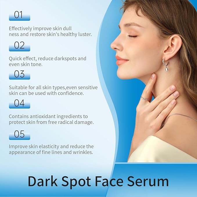 Dark Spot Remover for Face,Dark Spot Corrector, Dark Spot Serum for Sun Spots, Age Spots, Brown Spots,Acne Scars,Melasma Brown Spot -Advanced Formula with Niacinamide Retinol for Women (1.0 Fl Oz)-Velvo Beauty