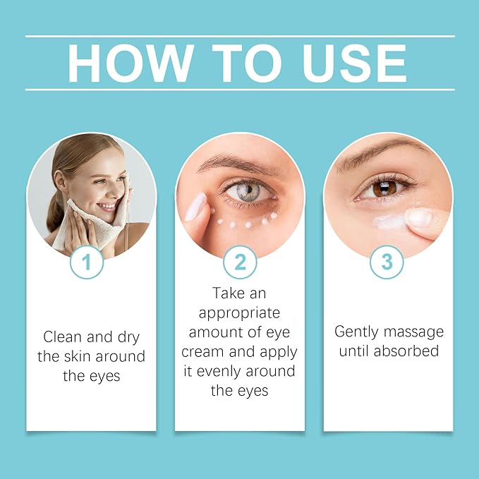 Instant Firm Eye Tightening Cream with Caffeine & Collagen & Vitamin E, Instant Firming Eye Cream, Eye Tightener Cream Travel Size 1 Fl Oz-Velvo Beauty