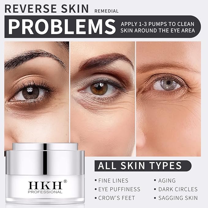 Dark Circles Under Eye Treatment for Women - Eye Cream for Dark Circles Wrinkles Puffiness & Reduce Eye Bags, Moisturize & Repair Eye Bags- Anti-Aging Collagen Eye Cream – Retinol Peptide-Velvo Beauty