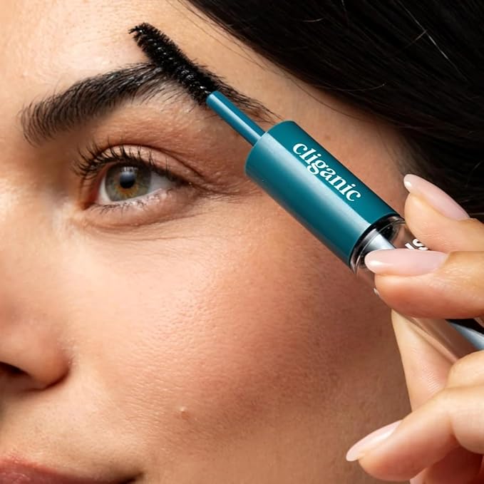 Cliganic Organic Castor Oil, 100% Pure (8oz with Eyelash Kit) - For Eyelashes, Eyebrows, Hair & Skin | Natural Cold Pressed Unrefined Hexane-Free (Packaging May Vary)-Velvo Beauty