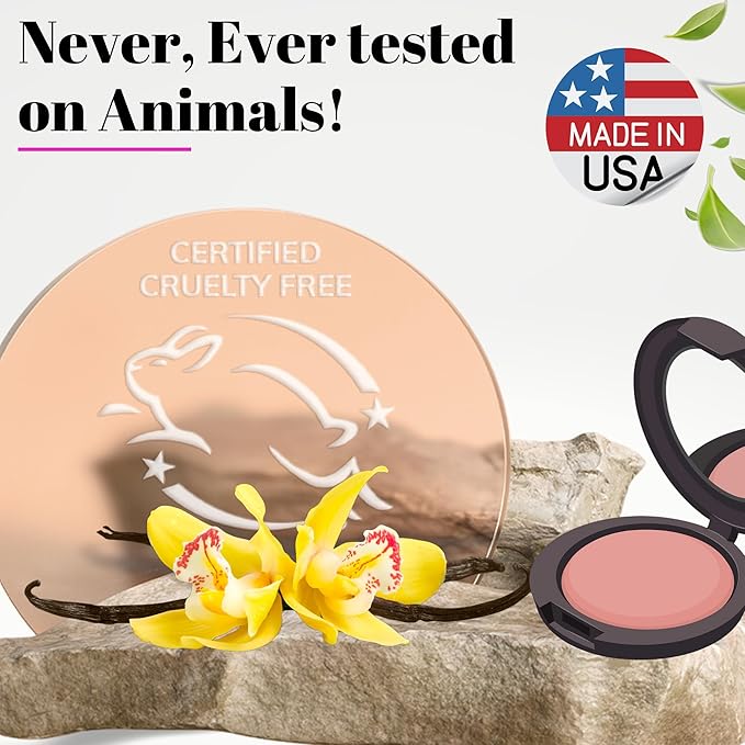 Better'n Ur Cheeks (PETAL) MINERAL BLUSH | Made in USA | Pressed Powder | Organic | Cruelty Free | Talc Free | Paraben Free | Long Lasting-Velvo Beauty