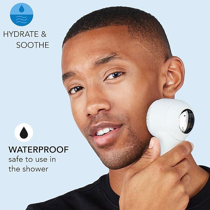 skn by conair Cryotherapy Advanced Facial Cleansing Brush, Featuring Ultra-Hygienic Silicone Brush Head and Cool Plate to Help Soothe Inflammation and Reduce Puffiness-Velvo Beauty