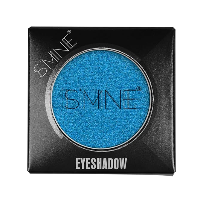IS'MINE Single Blue Shimmer Eyeshadow Powder Palette High Pigment, Longwear, Intense Color Best Blue Eyeshadow-Velvo Beauty