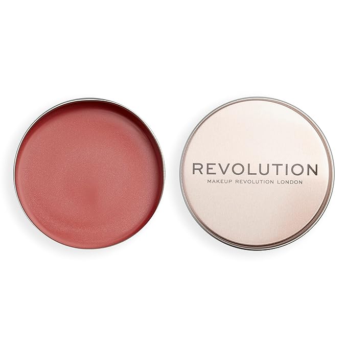 Revolution, Balm Glow, Multi-Use Balm for Cheeks, Eyes & Lips, Buildable Formula, Dewy Finish, Peach Bliss, 1.12 Oz.-Velvo Beauty