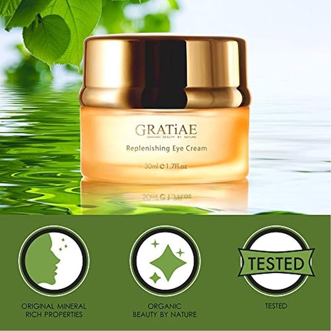 Gratiae Organics Replenishing Eye Cream, 1.02-Ounce-Velvo Beauty
