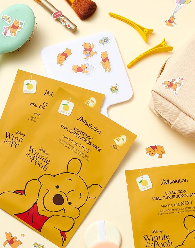 JMsolution Disney Collection Vital C mask- Brightening Elastic -Korean Skin care facial mask 10EA-Velvo Beauty