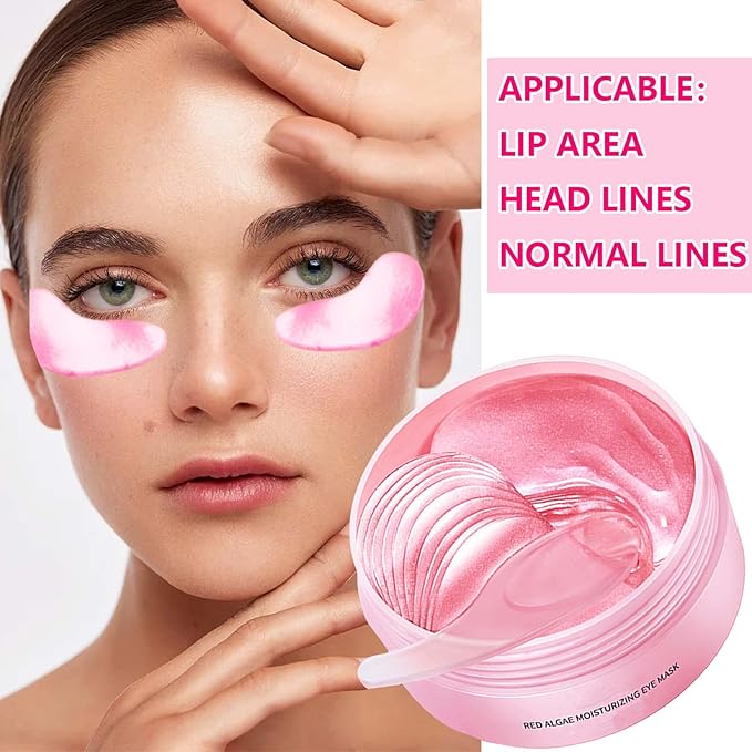 30 Pairs Gold Under Eye Masks,Moisturizing Hydrating Under Eye Patches for Puffy Eyes,Under Eye Treatment for Dark Circles Eye Bags Fine Lines,Eye Skin Care Products for Women & Man-Velvo Beauty