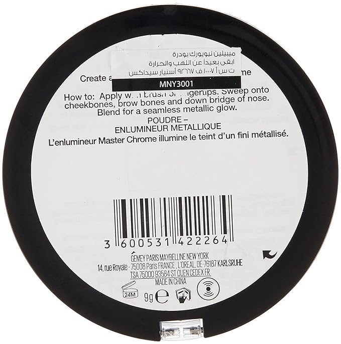 Maybelline Master Chrome Highlighting Powder 150 Molten Bronze 8g-Velvo Beauty