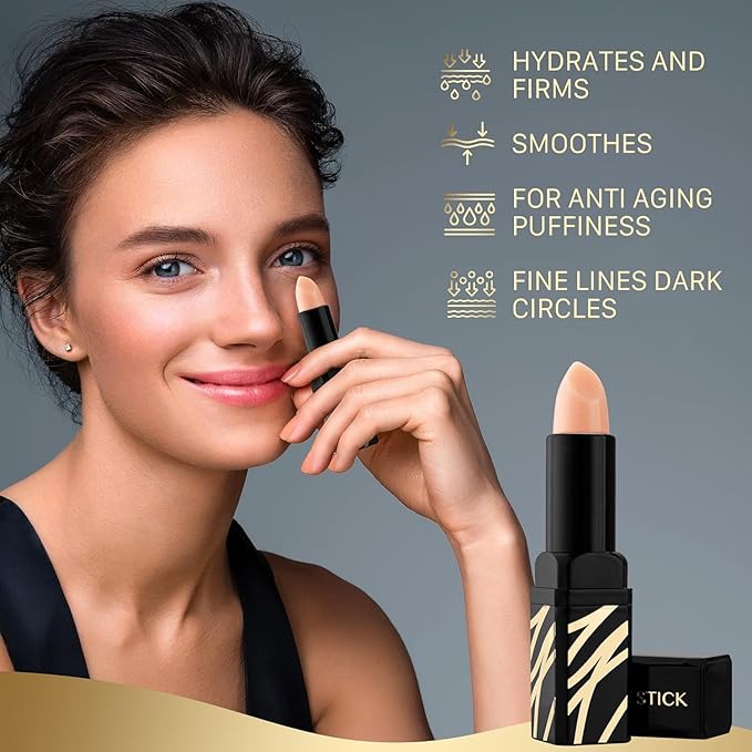 Caffeine Eye Cream for Dark Circles: Caffeine Eye Stick - Smooth Fine Lines and Hydrate Eye Area-Velvo Beauty