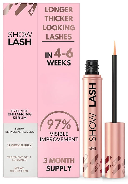 LeVaye Cosmetics Show Lash Eyelash Serum for Longer, Thicker, Gorgeous Looking Lashes, Cruelty Free Lash Serum-Velvo Beauty