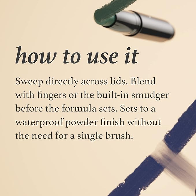 Julep Eyeshadow 101 Cream to Powder Waterproof Eyeshadow Stick, Tiger's Eye Shimmer-Velvo Beauty