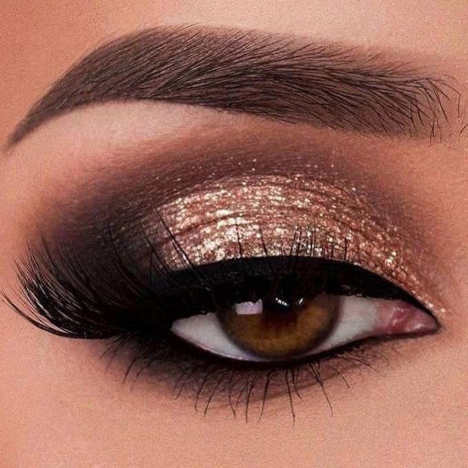 Paris Eyeshadow Highlight Palette Rosegold Shimmer Glitter Sparkle Luxury Versatile Crease-free easy-blend Long Lasting Full 100% Color Pigment-Velvo Beauty