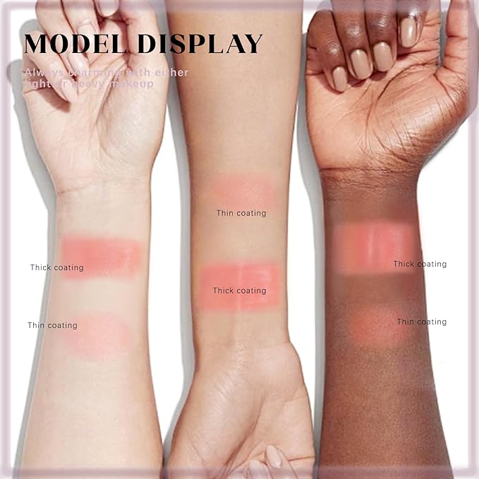 Cooling Water Jelly Tint Cream Blush, Color Changing Blush for Lip and Cheeks, Magic Lip Balm Lip Tinted Jelly Stain, Watercolor Finish Long Wear Multi-Use Cream Blush Gel Lip Gloss Makeup-Velvo Beauty