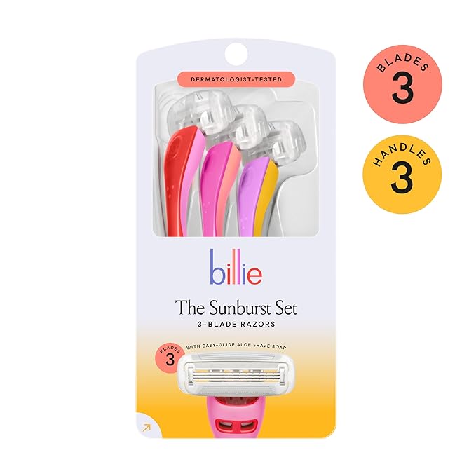 Billie Disposable Razors for Women - The Sunburst Set-Velvo Beauty